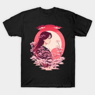 Sakura girl. T-Shirt